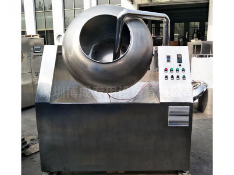 可翻轉型自動倒料包衣機